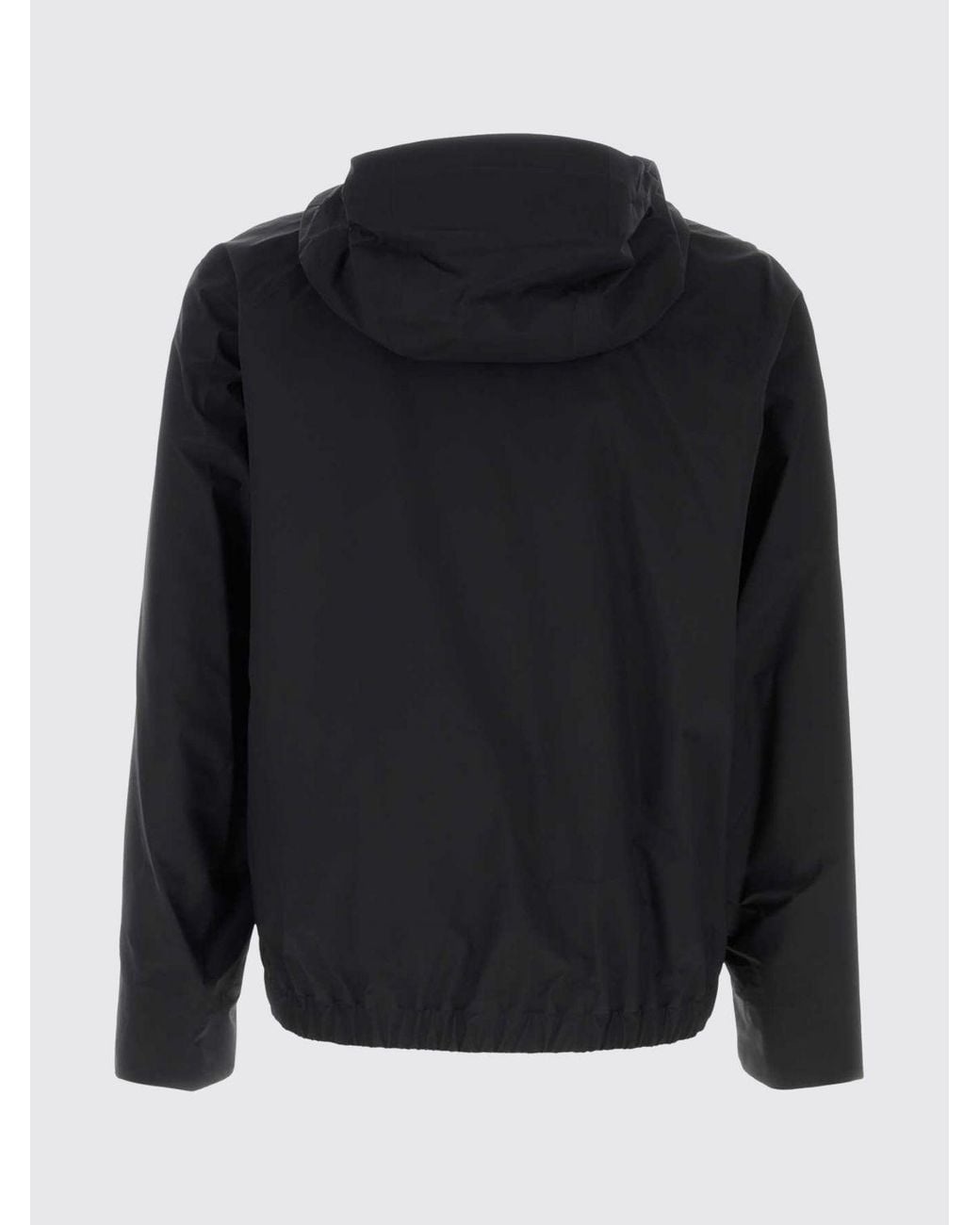 Veilance Blue Secant Hooded Nylon Windbreaker Jacket With Zip Pockets for men