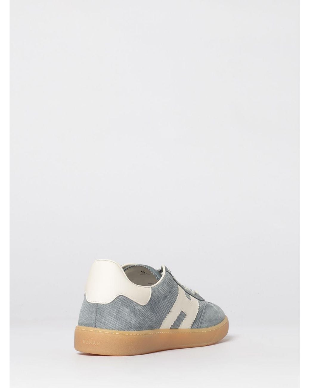Hogan White Cool Suede Sneakers for men