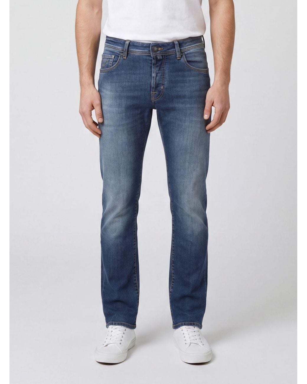 Jacob Cohen Blue Slim Fit 5-Pocket Skinny Jeans for men