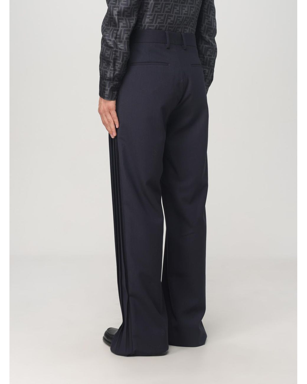 Fendi Blue Trousers for men
