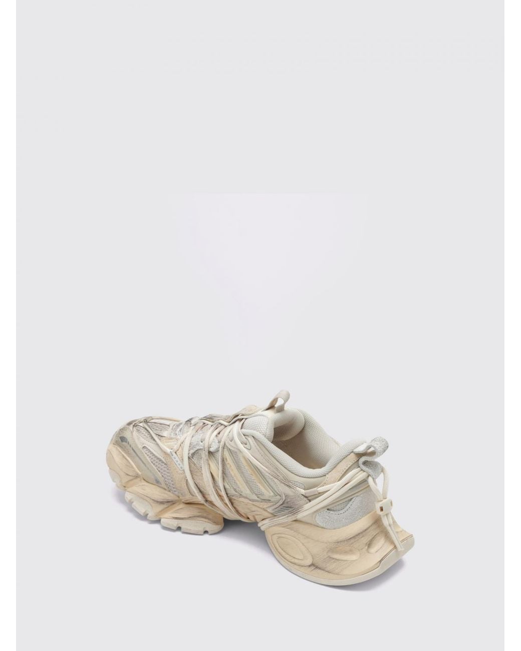 Adidas Originals Natural Xlg Runner Deluxe 2.0 Mesh Sneakers With Worn Effect for men