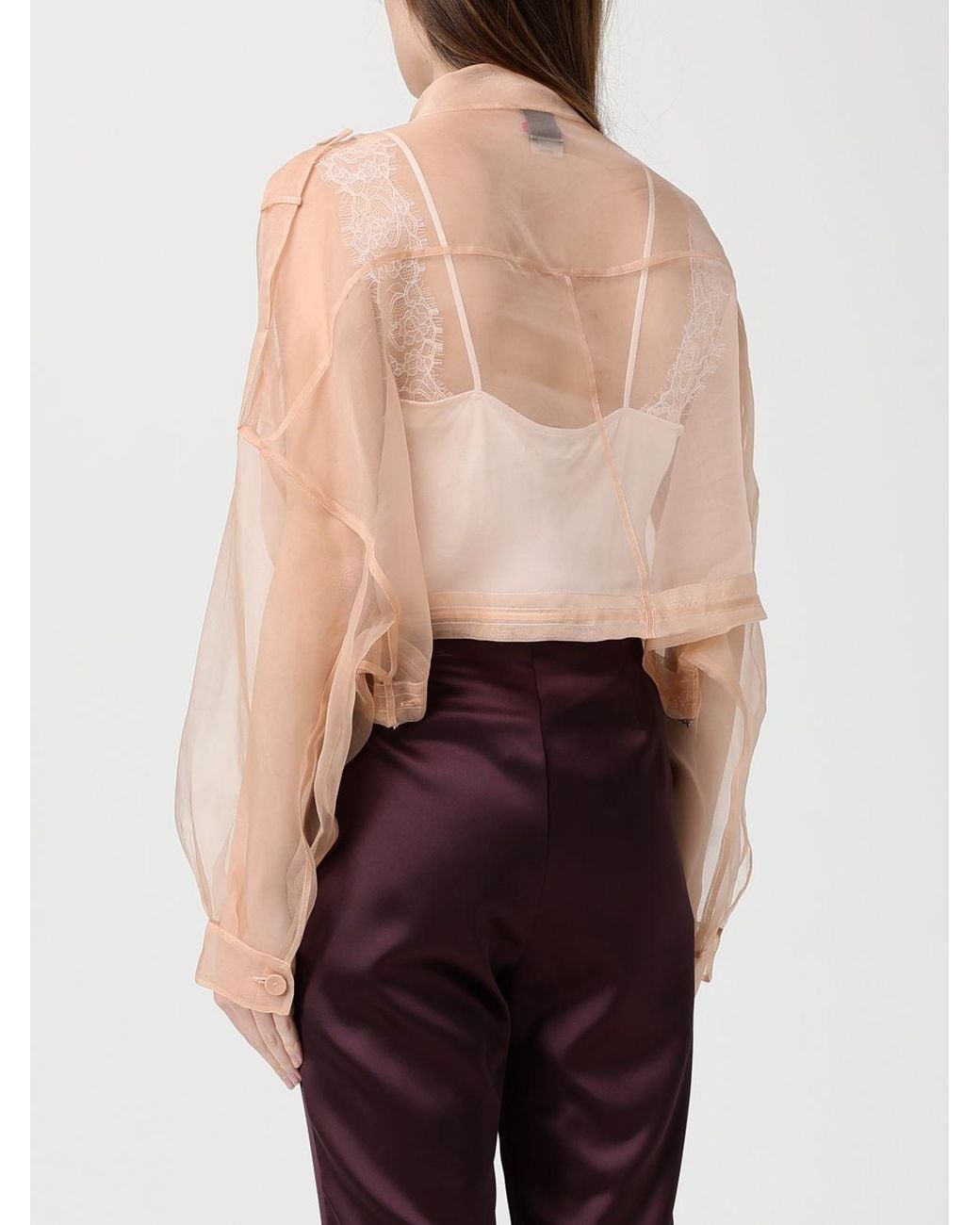 Pinko Purple Organza Jacket
