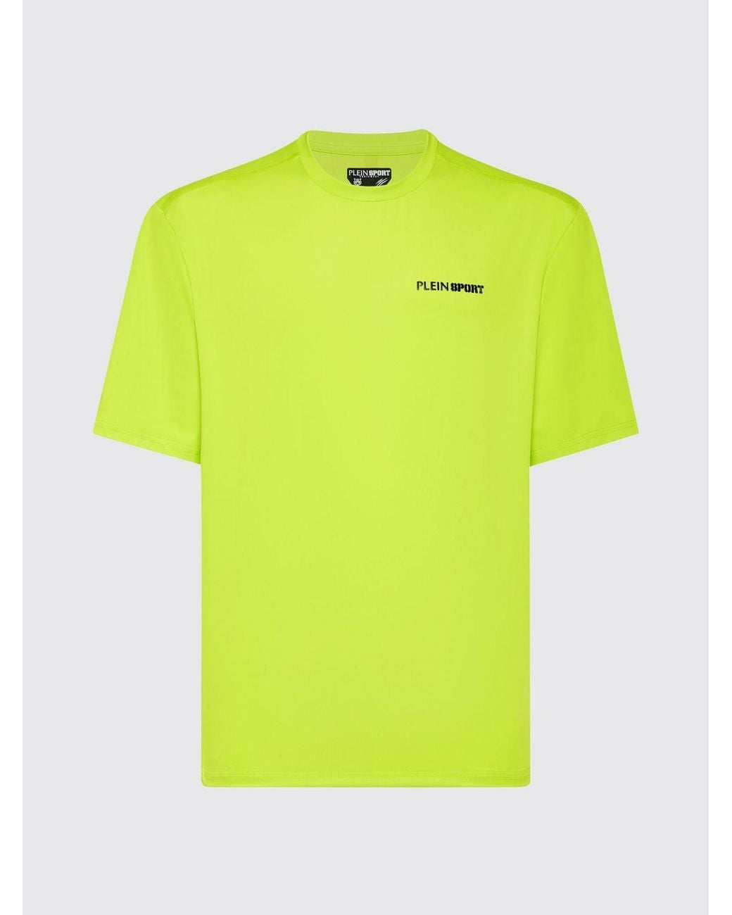 Philipp Plein Yellow Cotton T-Shirt With Logo for men