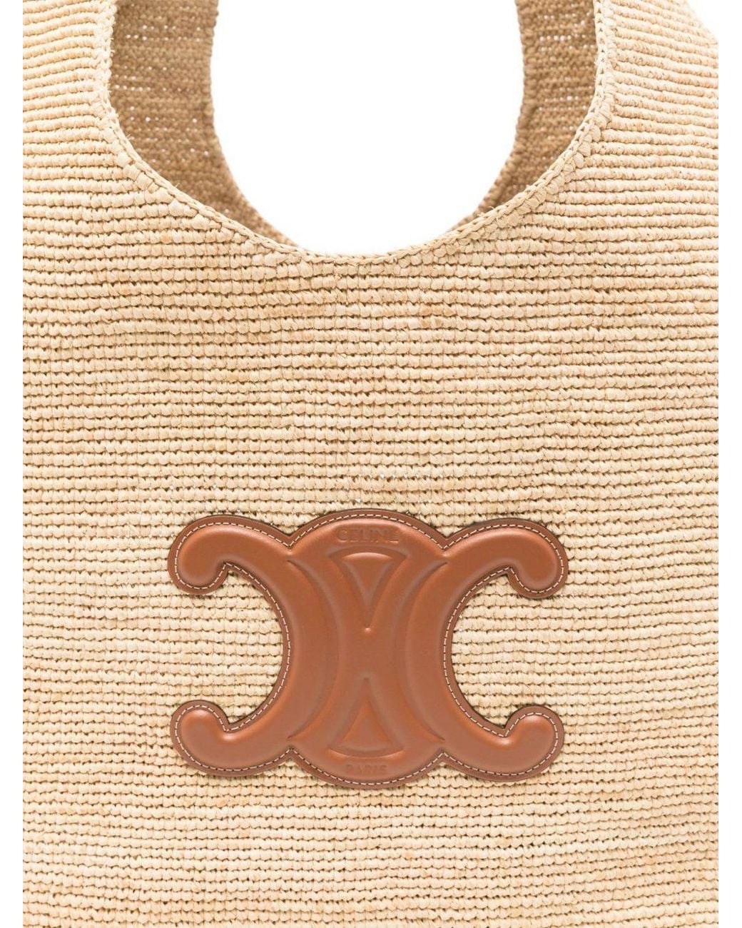 Céline Natural Medium Triomphe Tote Bag