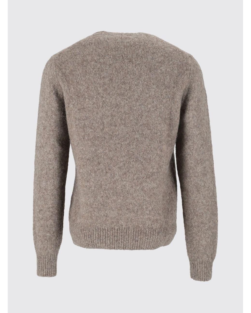 Ballantyne Gray Crew-Neck Jumper for men