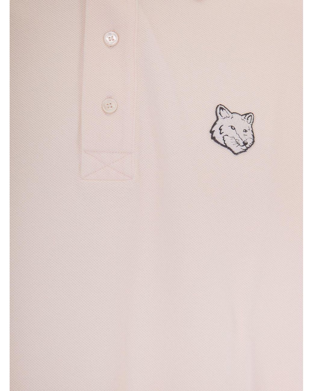 Maison Kitsuné Pink Maison Kitsun&Eacute Polo Shirt for men