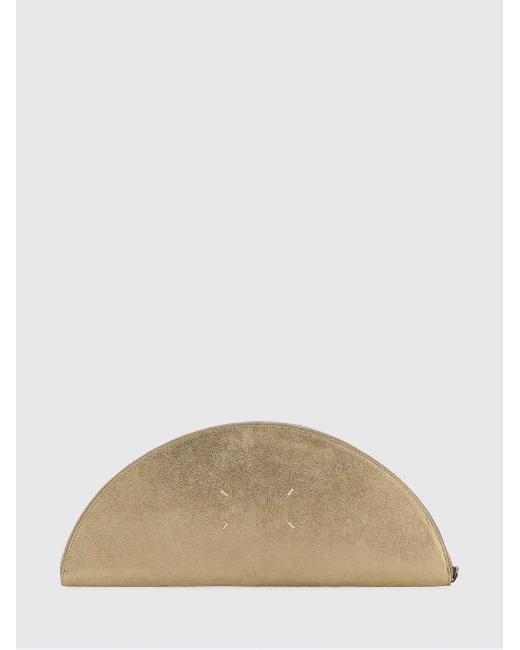 Maison Margiela Natural Laminated Leather Clutch