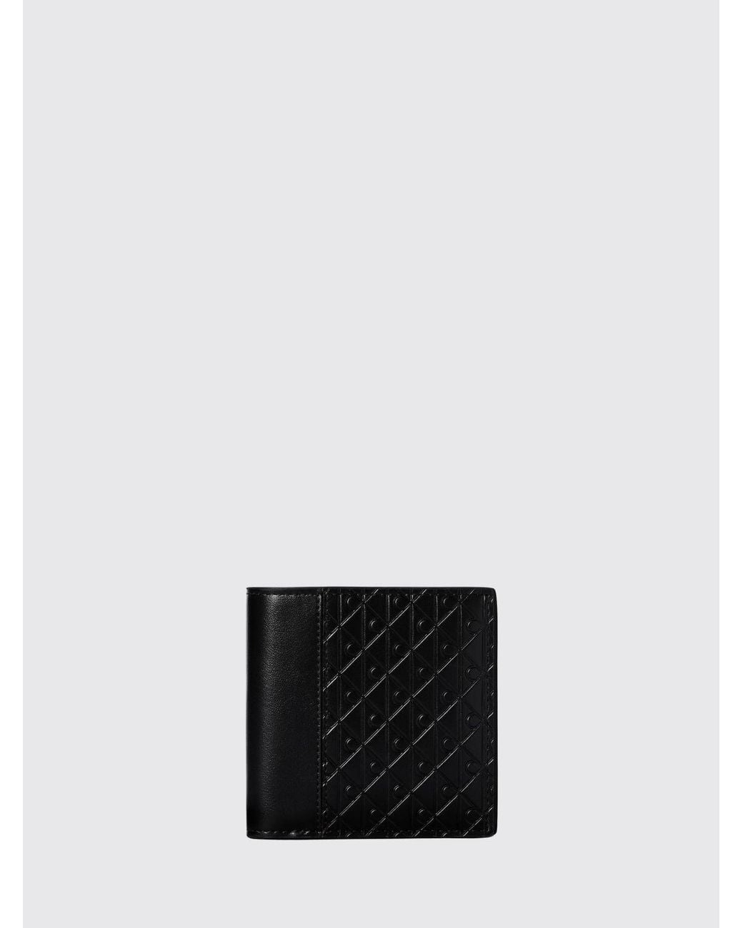 Calvin Klein White Faux Leather Bifold Wallet With Coin Pocket And Card Slots for men