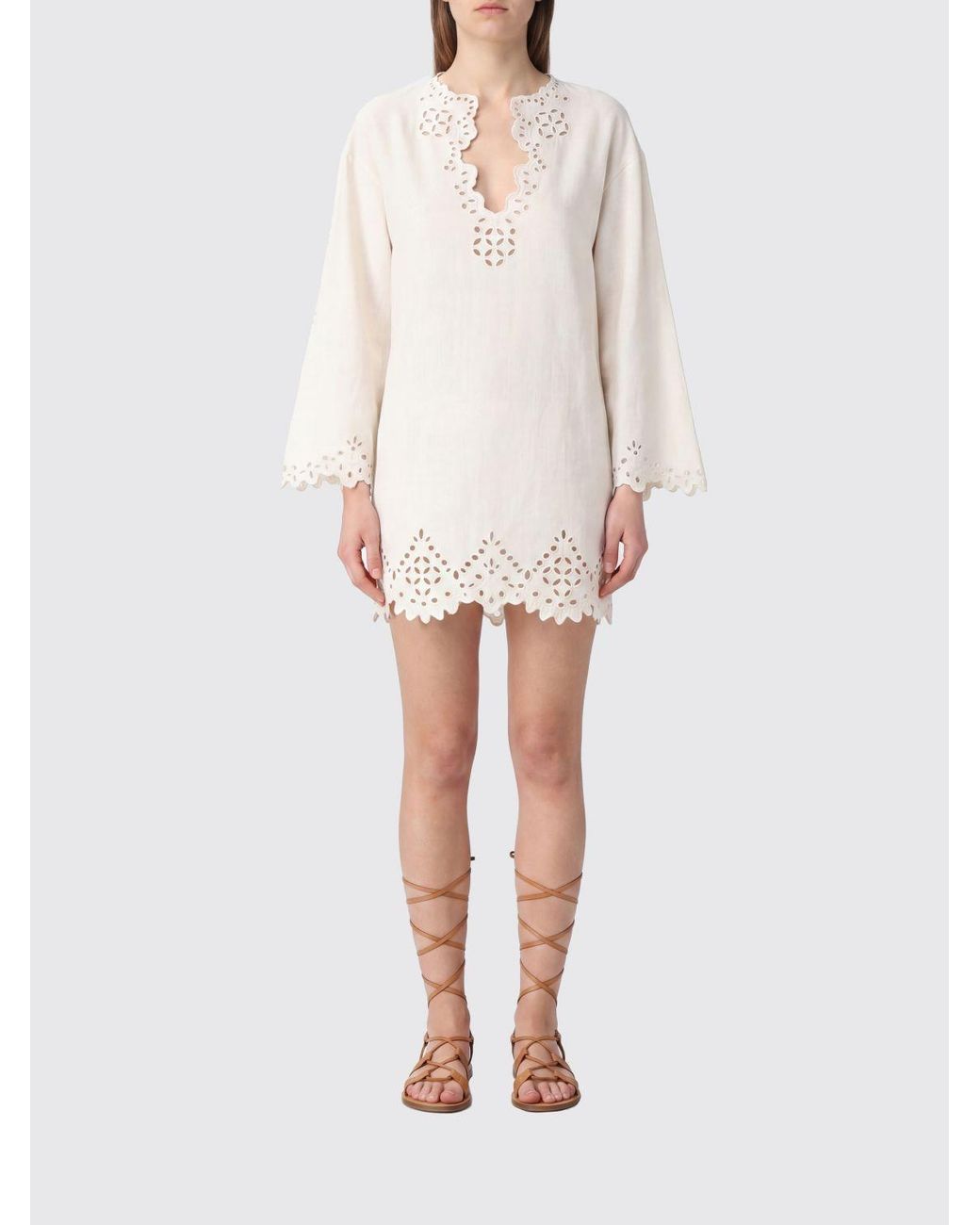 Isabel Marant White Cotton Dress