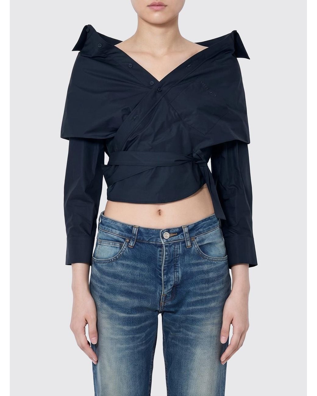 Balenciaga Blue Shirt