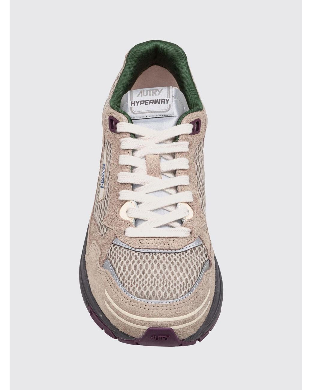 Autry White Hyperway Low-Top Sneakers for men