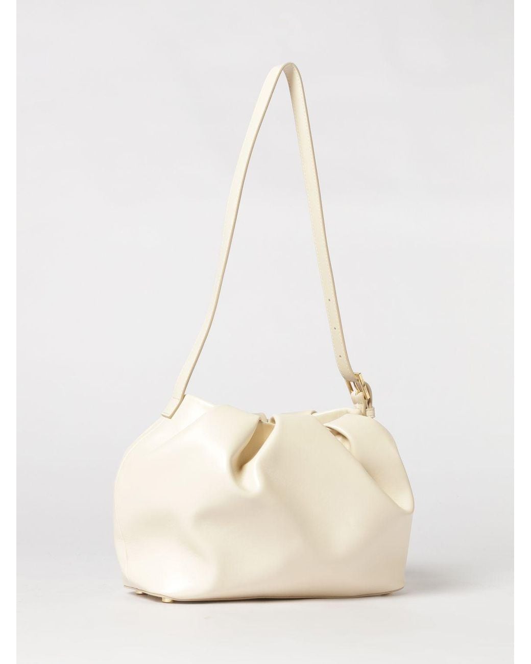 THEMOIRÈ Natural ThemoirÈ Draped Vegan Leather Athena Bag