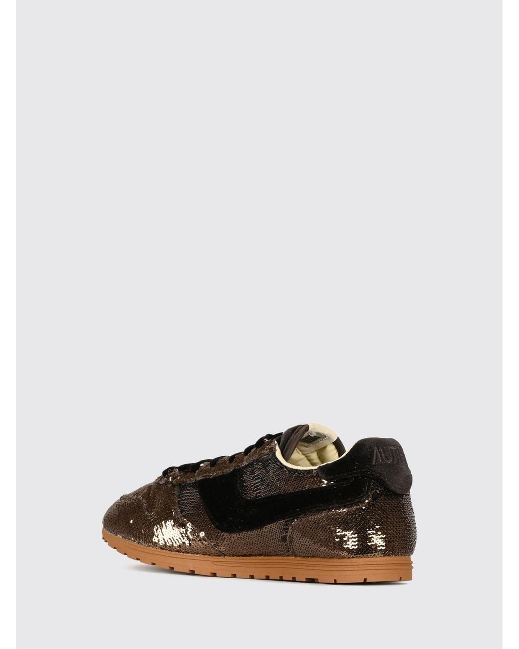 Autry White Windspin Leather And Laminated Leather Sneakers With Carved Logo