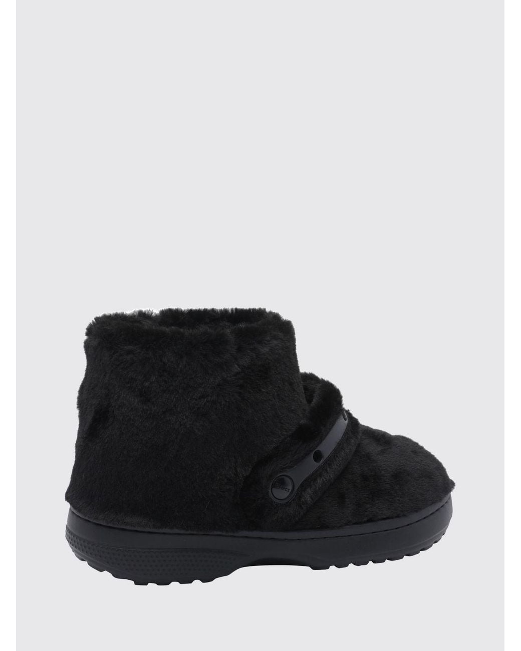 CROCSTM Black Classic Unfurgettable Faux Fur-Lined Eva Outdoor Boots for men