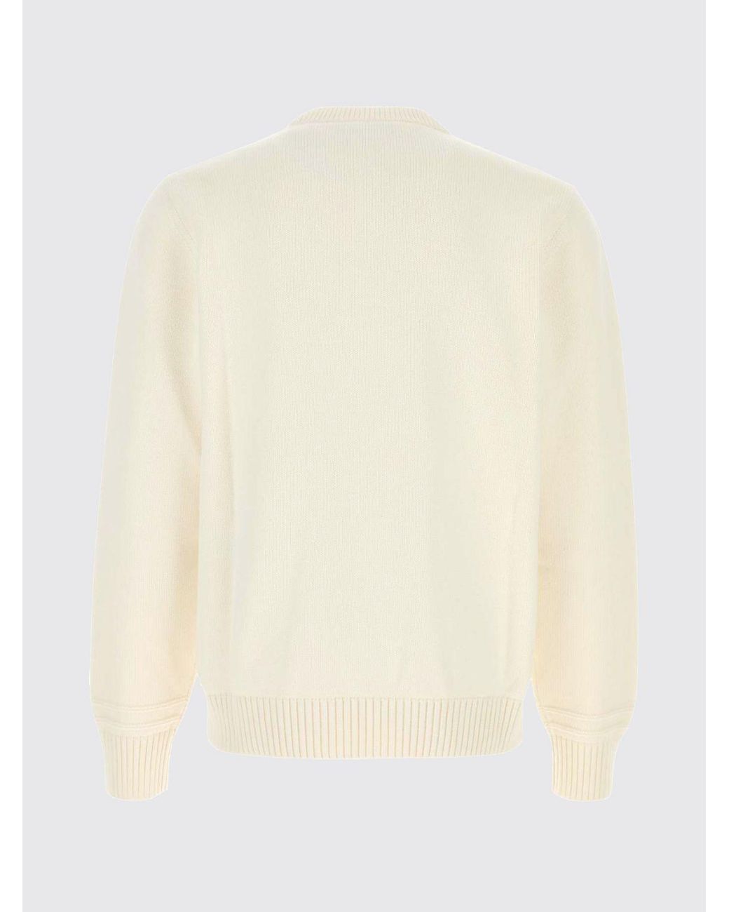 Pull Ras Du Cou En Coton Et Laine Gucci pour homme en coloris White