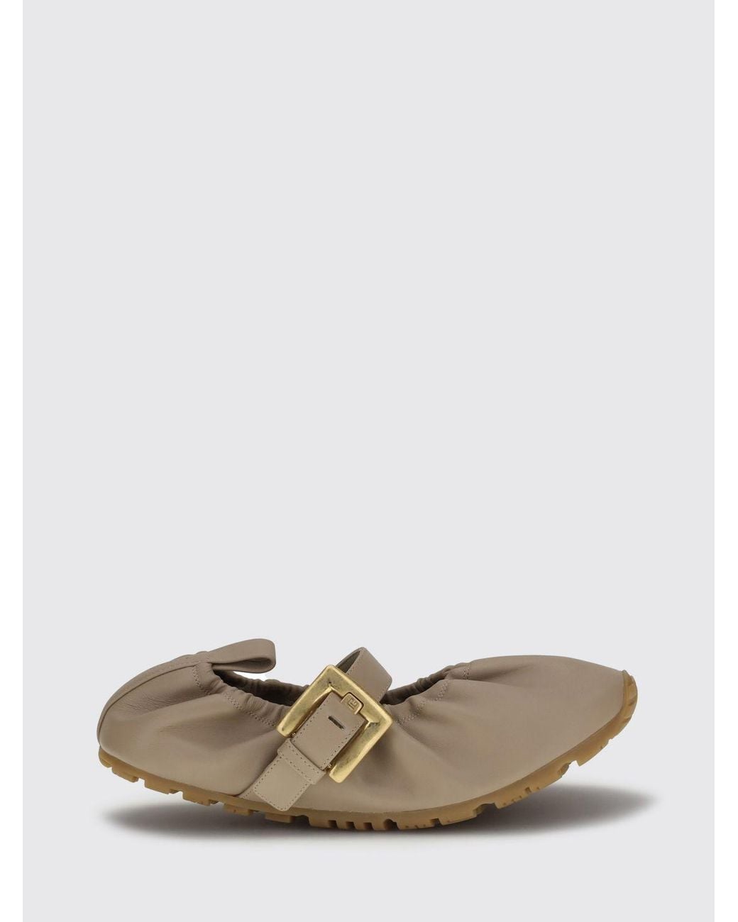 Balmain Multicolor Leather Ballerinas
