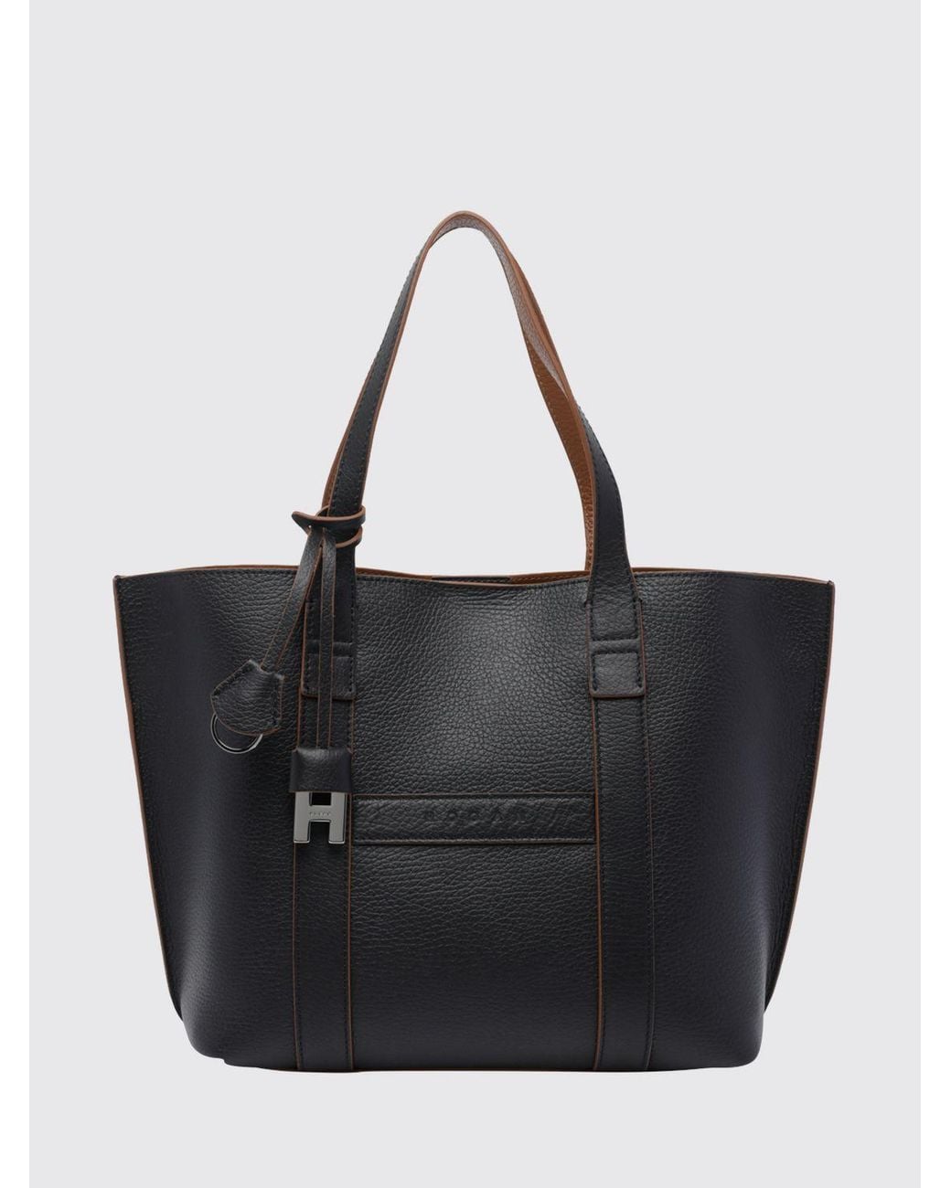 Tote Bag Script di Hogan in Black