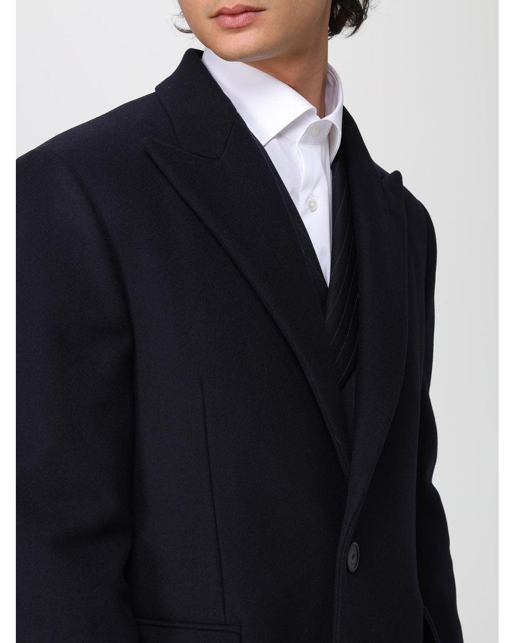 Golden Goose Deluxe Brand Blue Coat for men