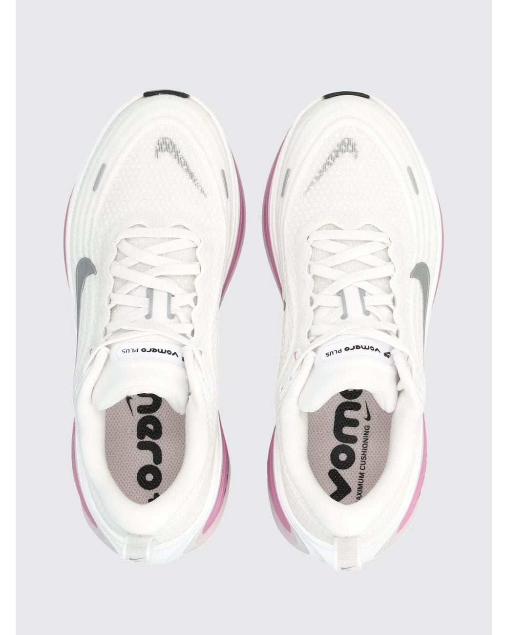 Nike Pink Vomero Plus Mesh And Technical Fabric Sneakers With Cushioned Sole