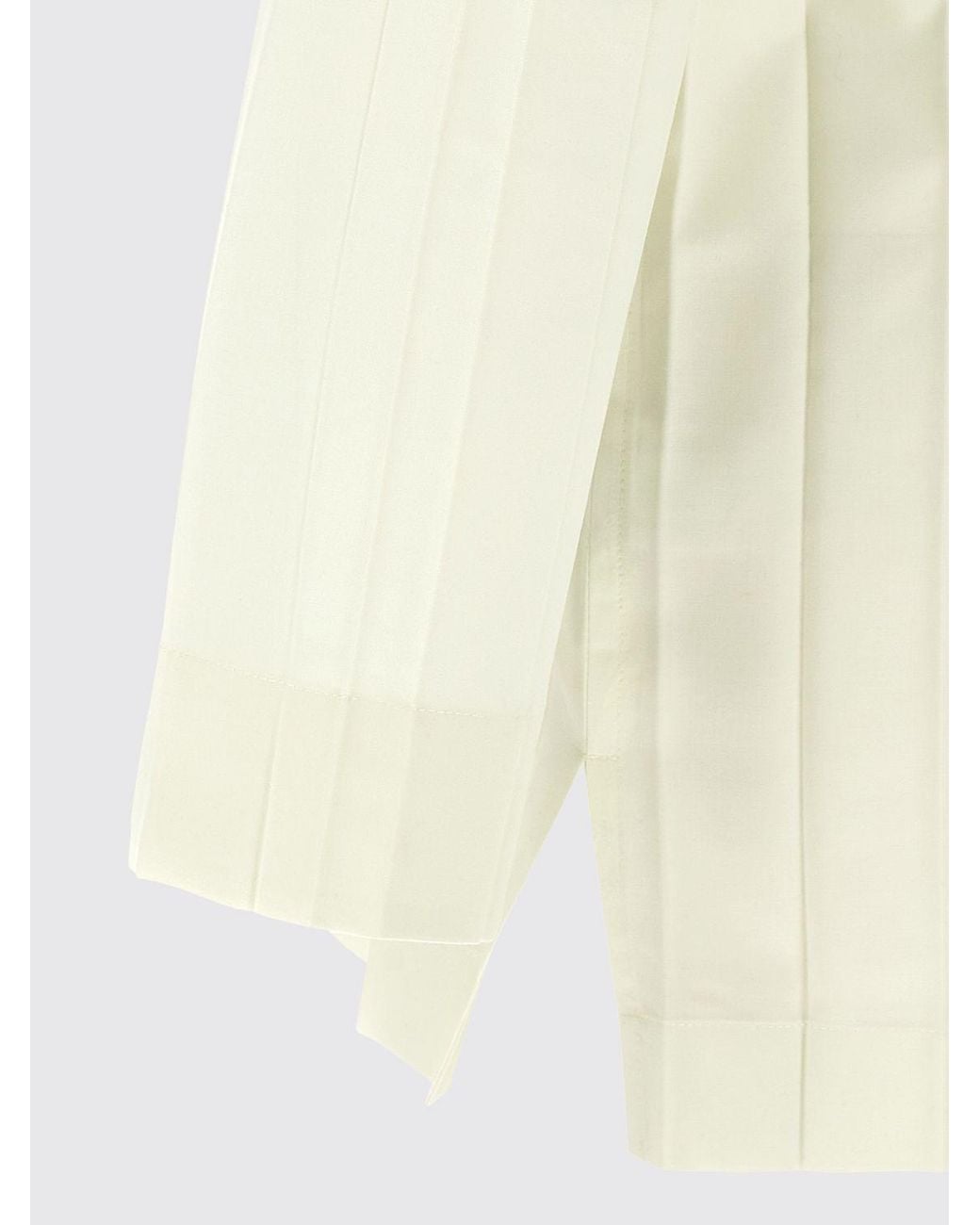 Homme Plissé Issey Miyake White Homme Plissé Issey Miyake Slim Fit Pleated Crêpe Mandarin Collar Shirt for men