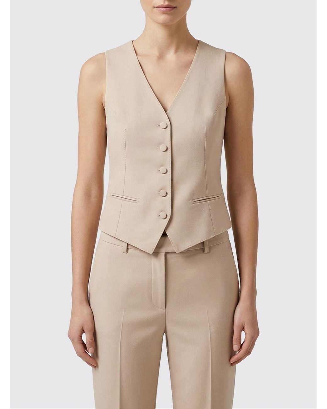 Tagliatore Natural Virgin Wool Blend Waistcoat