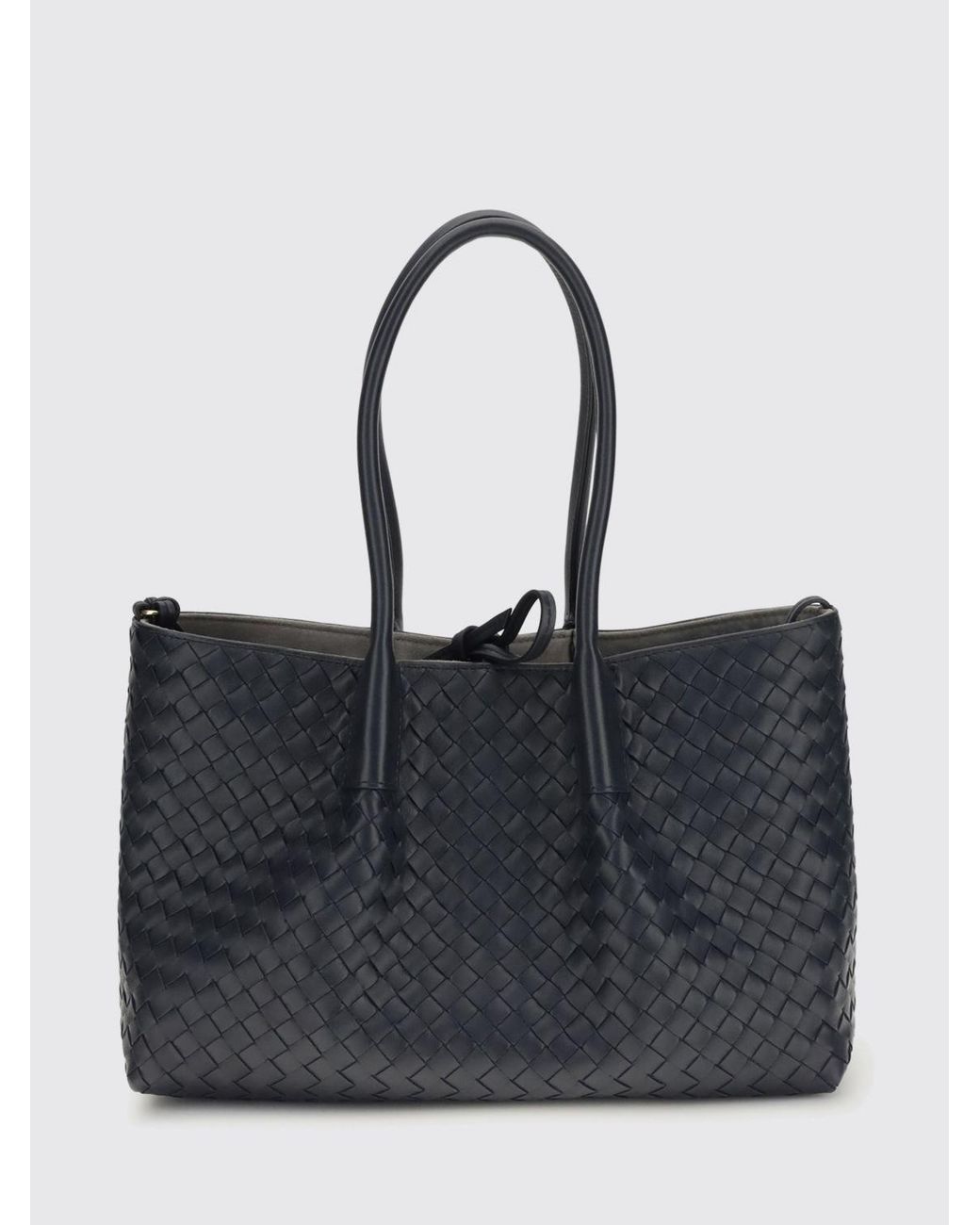 Bottega Veneta Black Pinacoteca Medium Woven Leather Bag