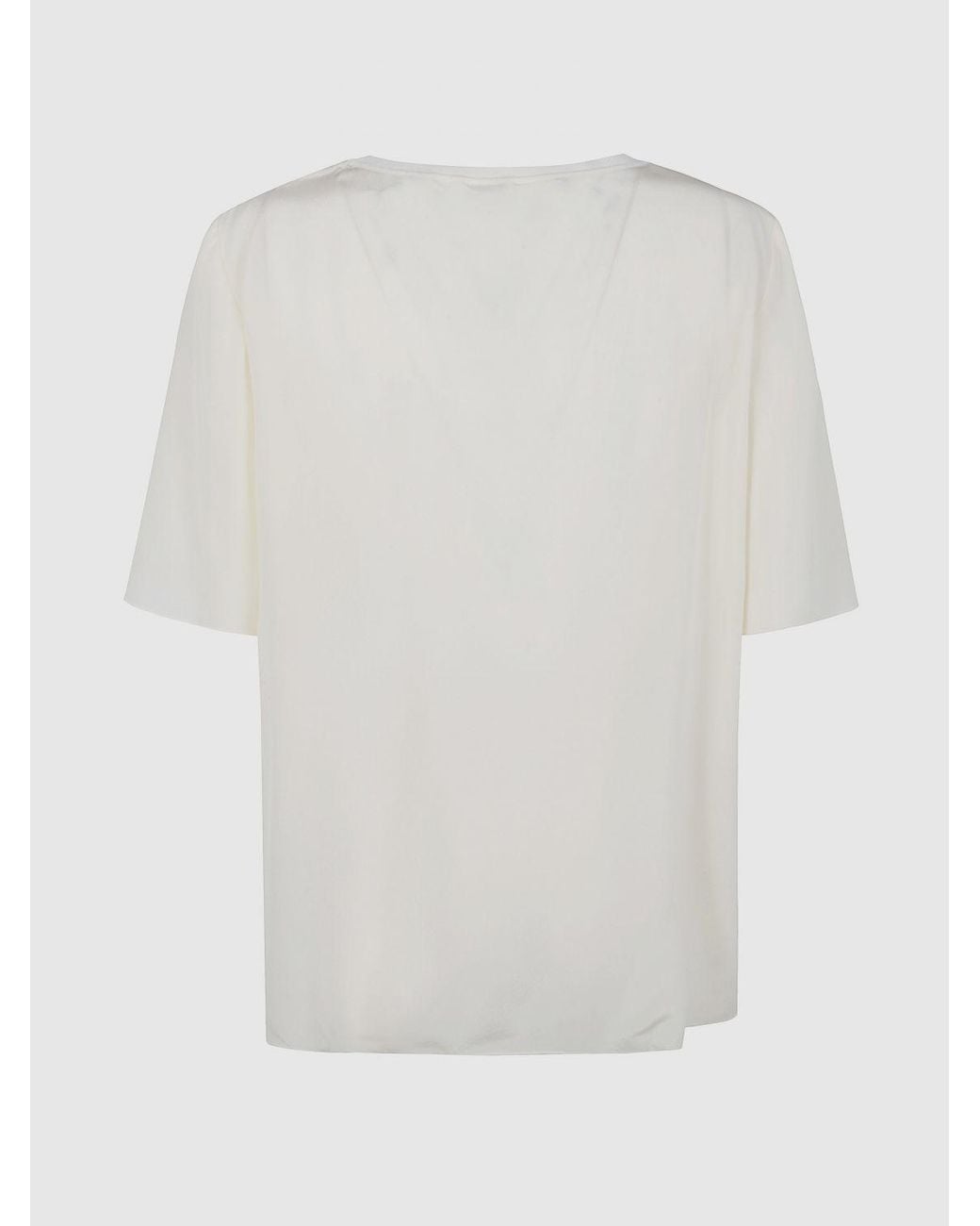Joseph White Satin Blouse