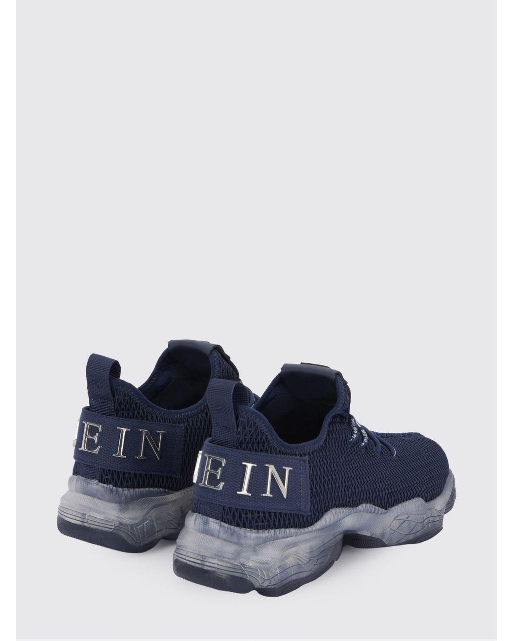 Philipp Plein Blue Low-Top Lace-Up Sneakers for men
