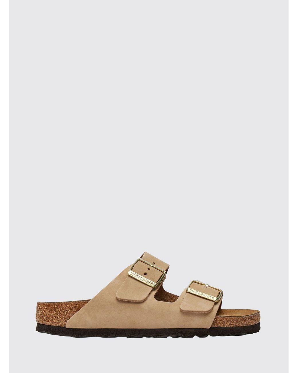 Birkenstock White Arizona Nubuck Sandals