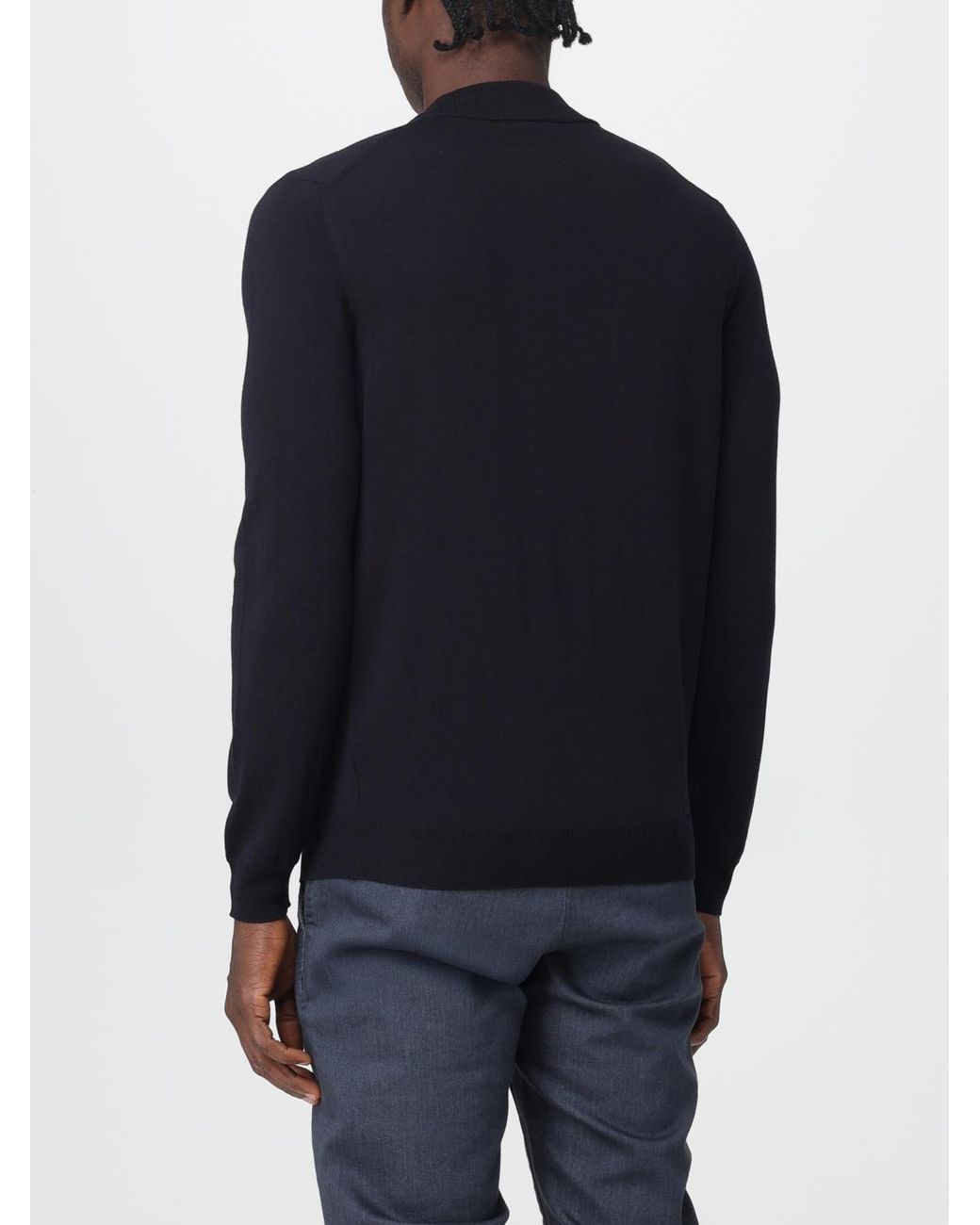 Zanone Blue Sweatshirt for men