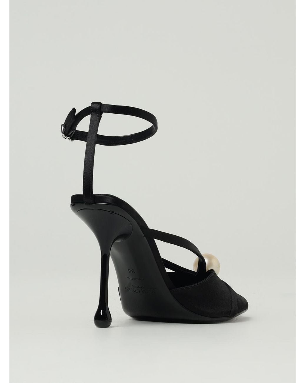 Jimmy Choo Black Flat Sandals