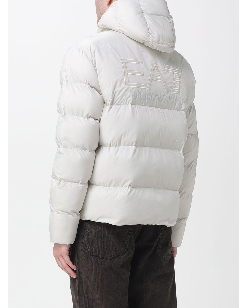 EA7 White Jacket for men