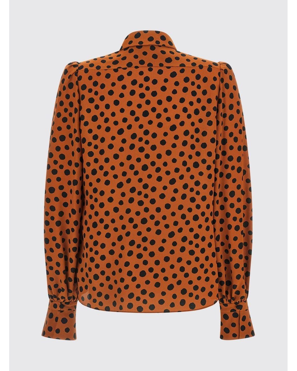 Valentino Multicolor Polka Dot Silk Shirt