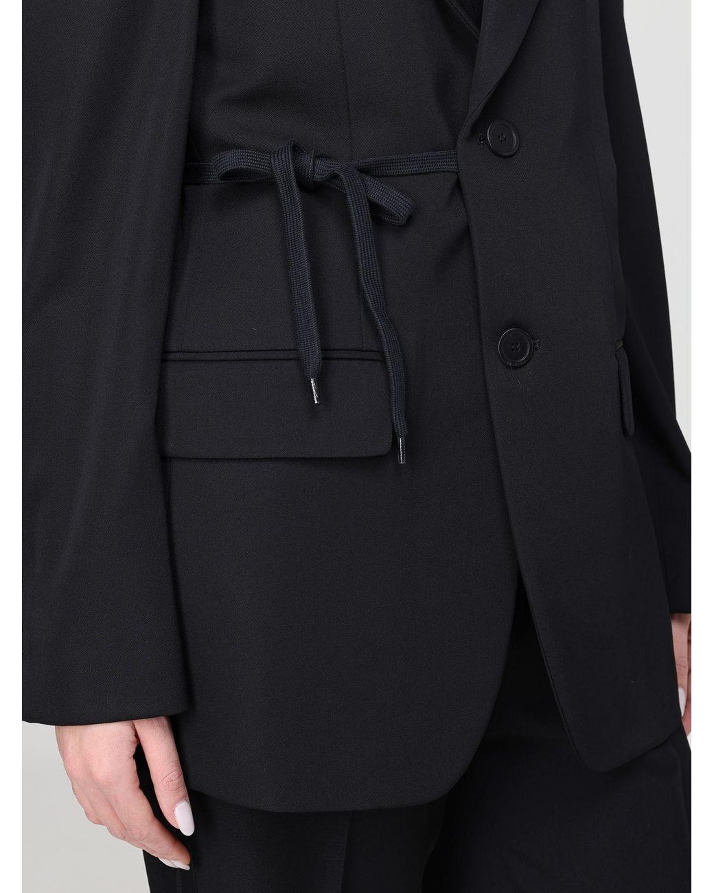 Balenciaga Black Wool Single-Breasted Blazer