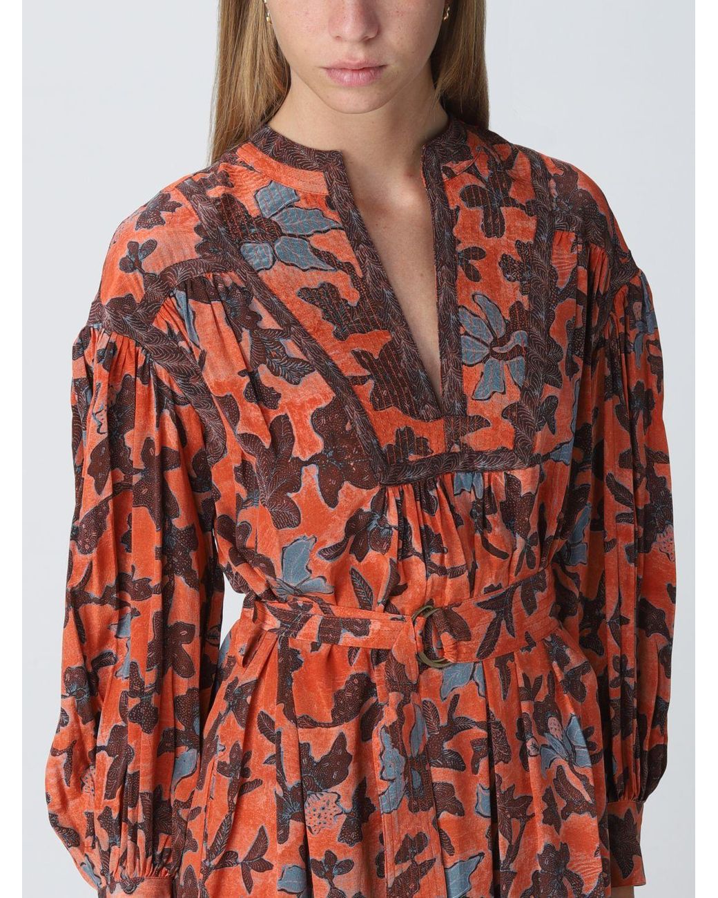 Ulla Johnson Dress in Burnt (Red) | Lyst