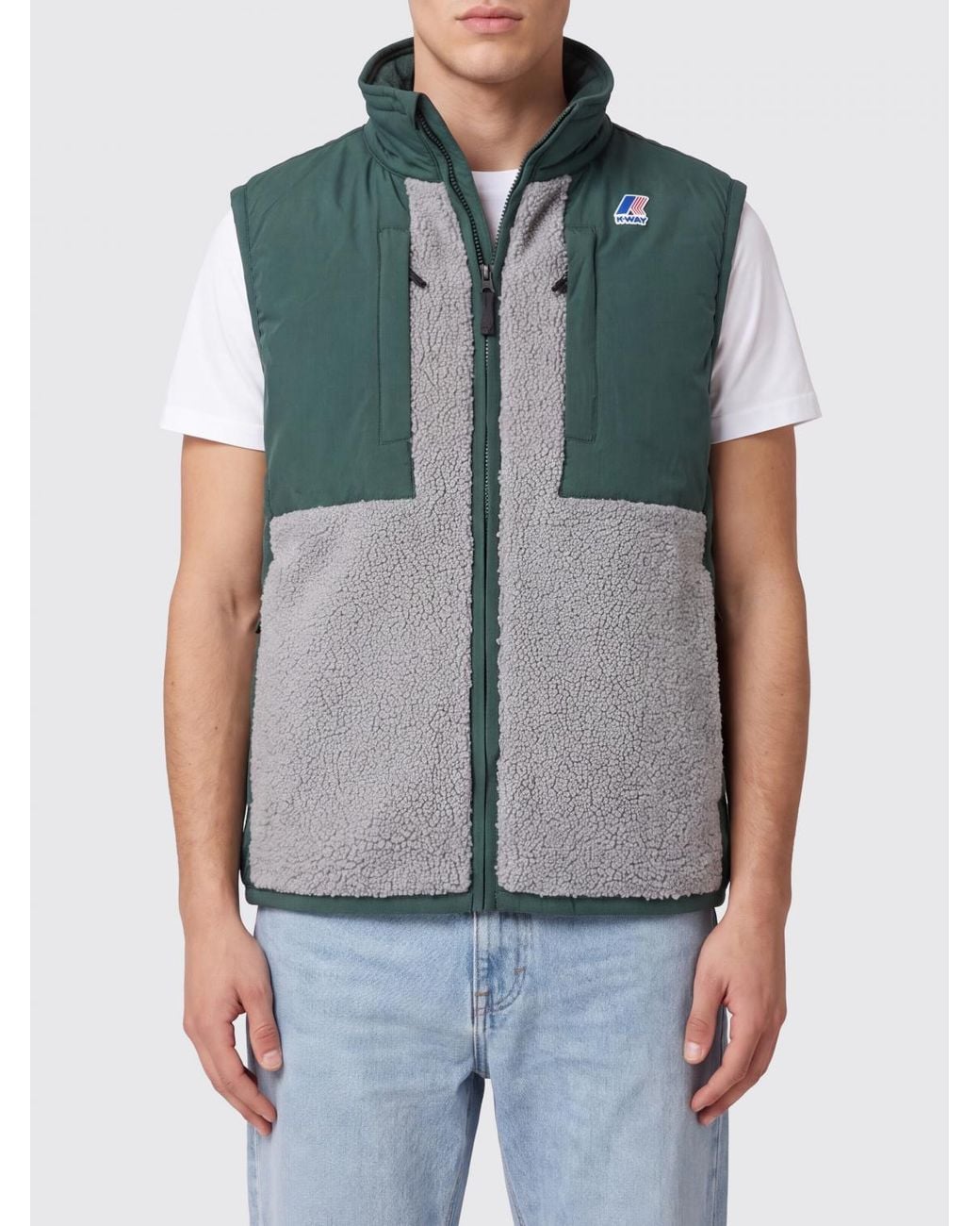 K-Way Blue Vital 4.0 Technical Vest for men