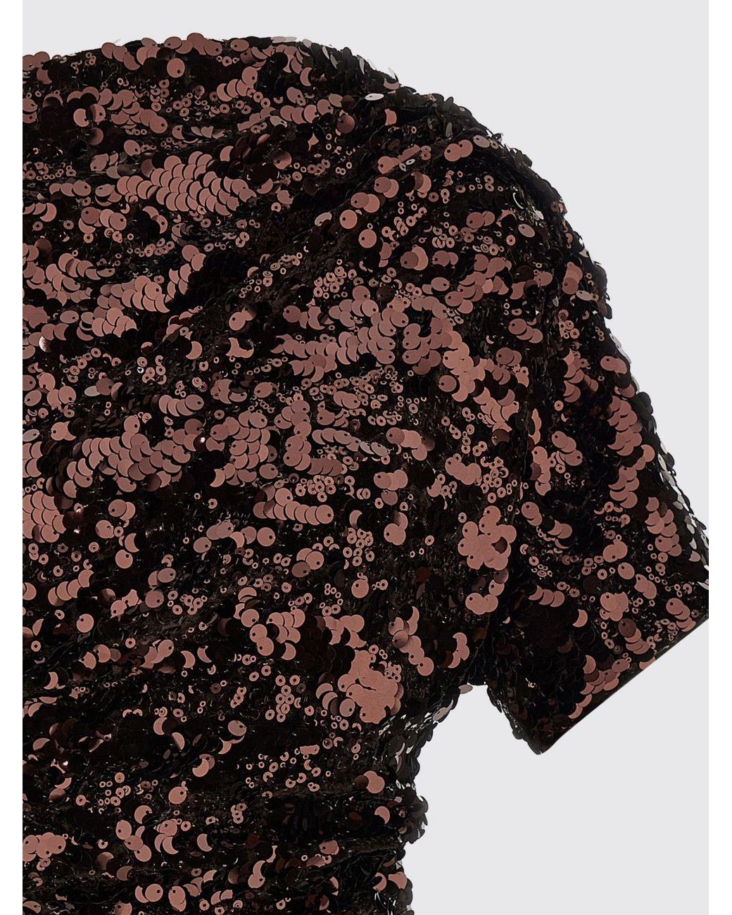 Ganni Black Sequin Dress