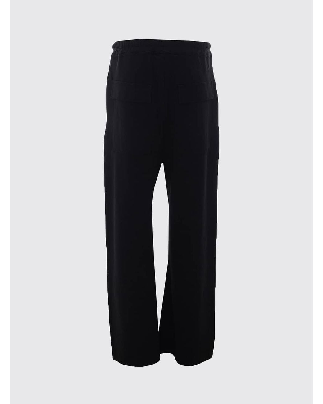 Thom Krom Black Cotton-Blend Joggers With Patch Pockets for men
