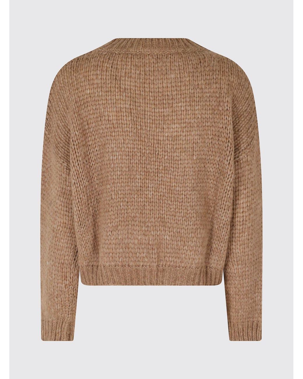 Roberto Collina Blue Pure Wool Crewneck Jumper With Ribbed Cuffs And Hem
