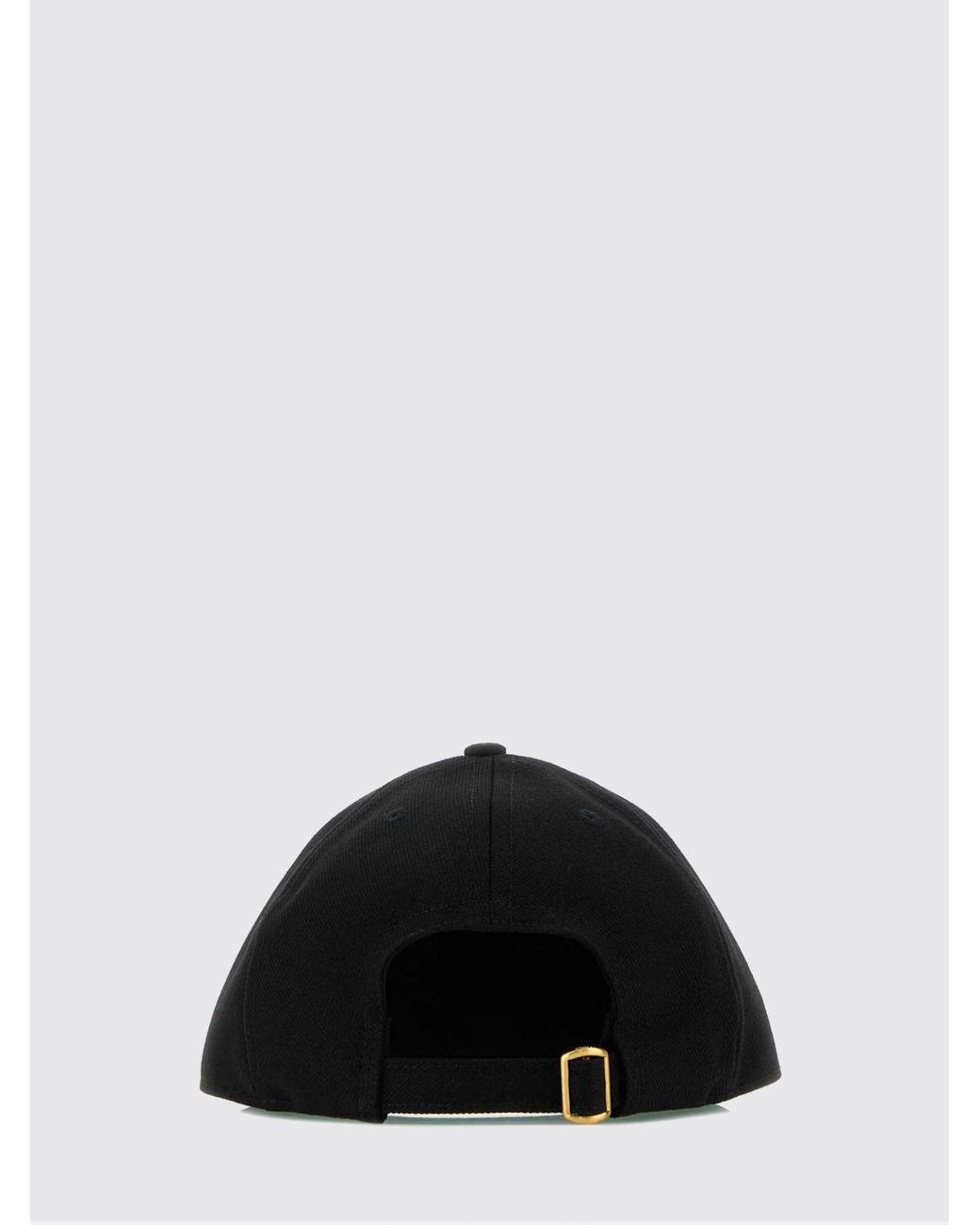 Willy Chavarria Black Twill Hat With Embroidered Slogan for men