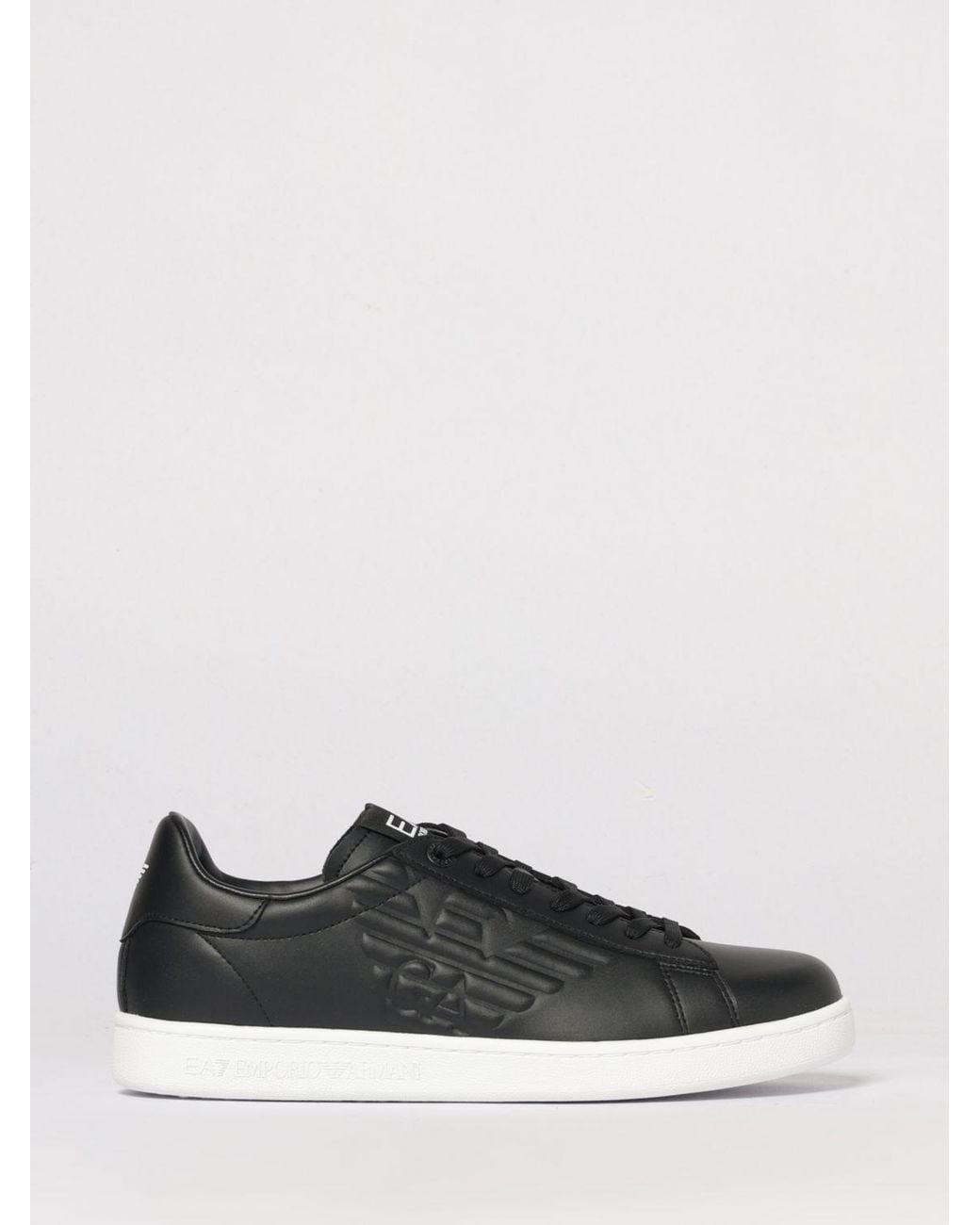 Baskets En Cuir EA7 pour homme en coloris Black