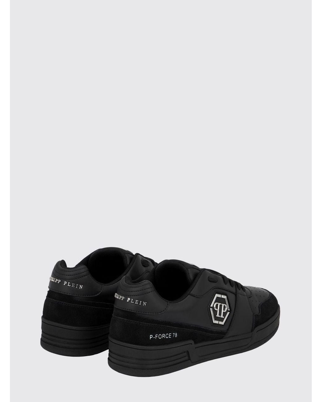 Philipp Plein Black Low-Top Sneakers for men