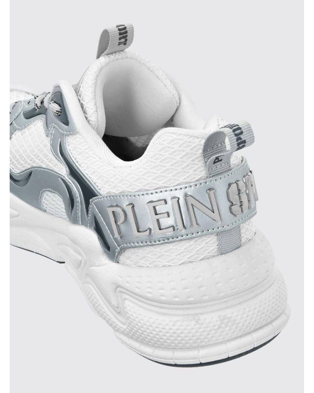 Philipp Plein White Gen X.05 Mesh Sneakers for men