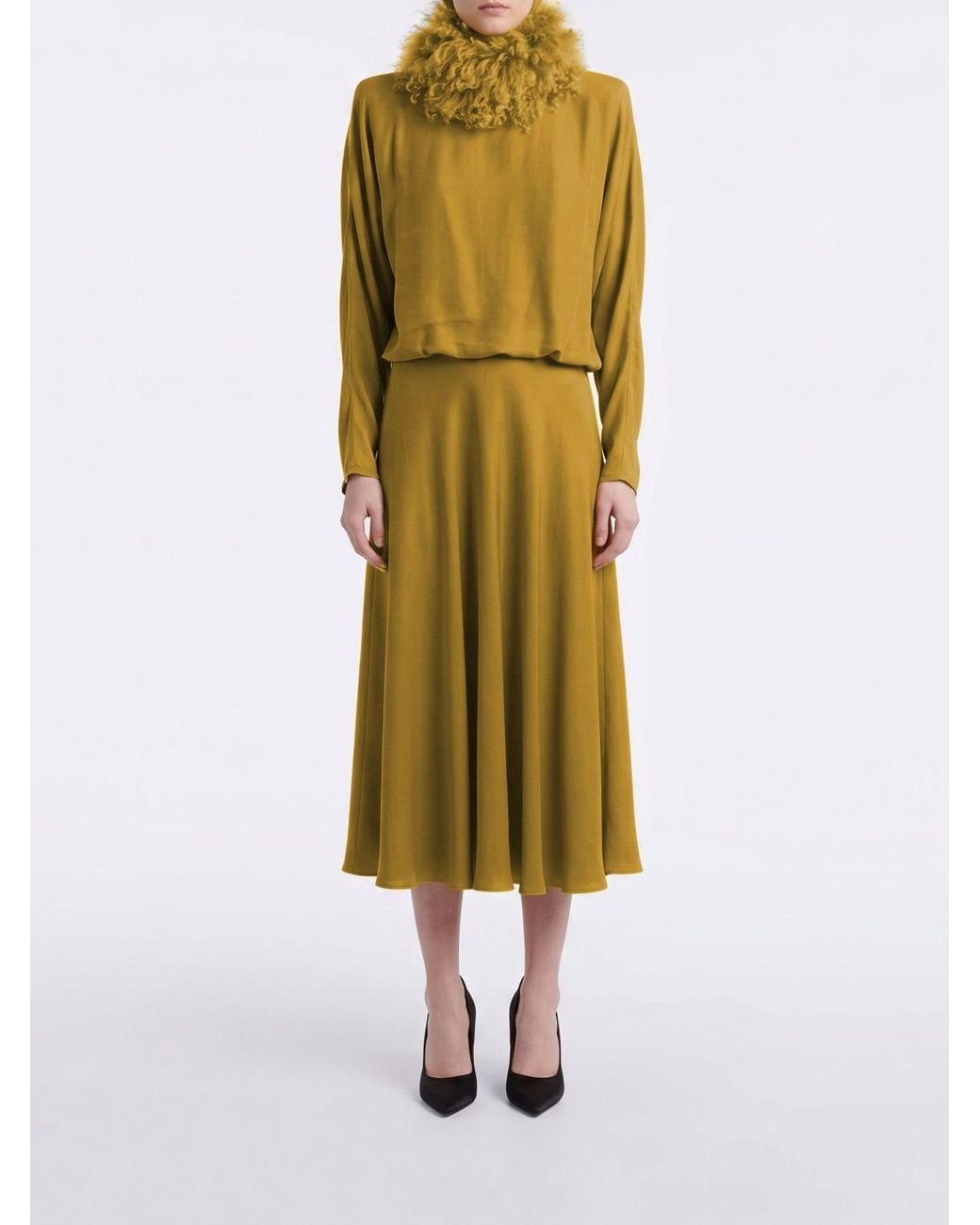 Valentino Garavani Green Midi Evening Dress