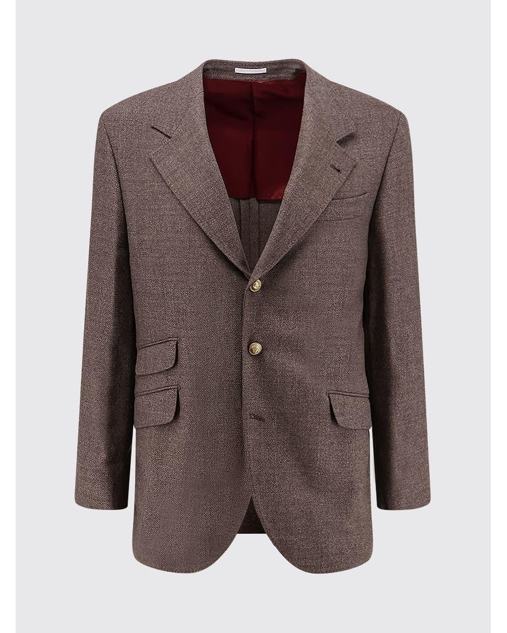 Brunello Cucinelli Brown Jacket for men