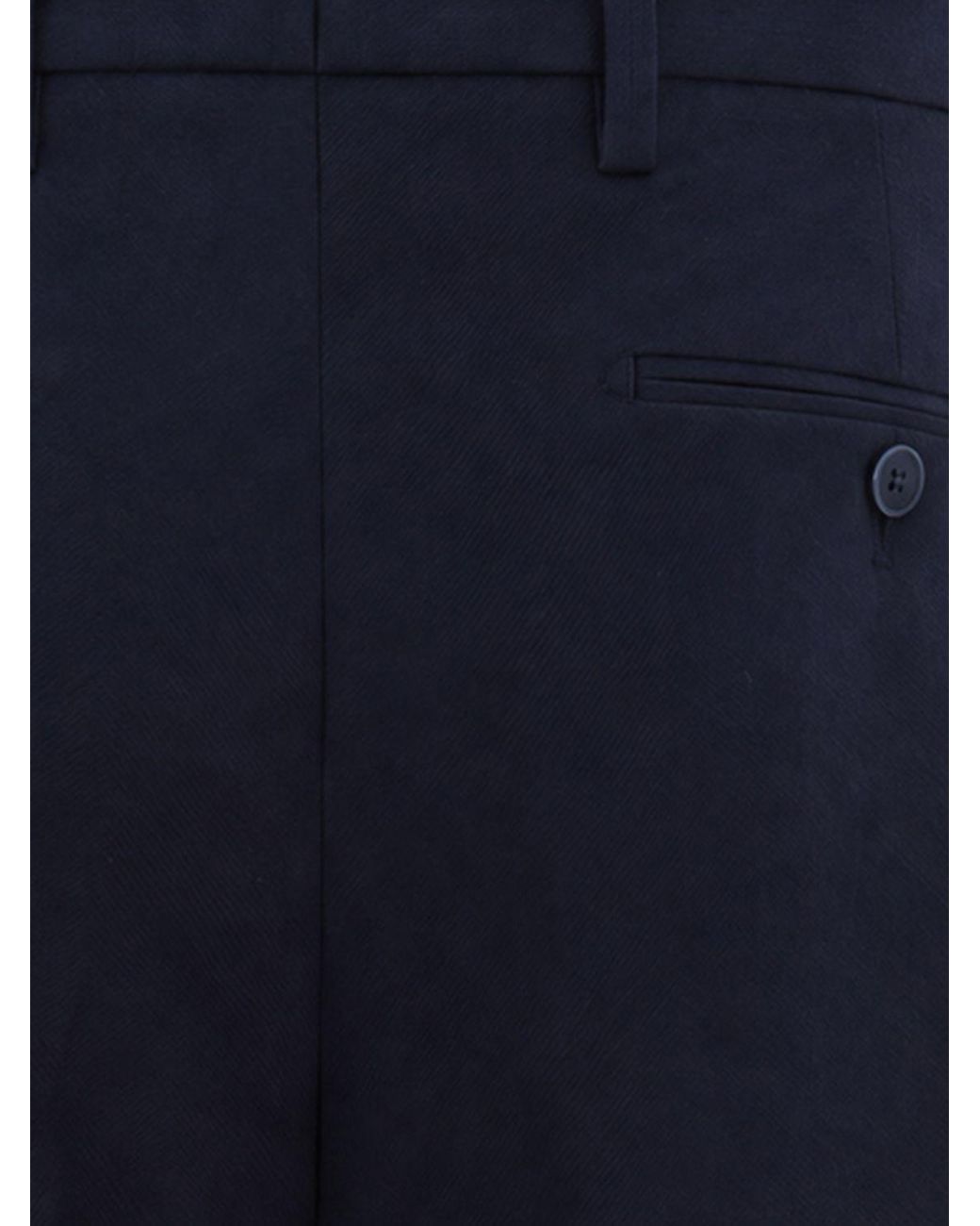 Briglia 1949 Blue Pleated Wool And Cashmere Blend Chino Trousers for men