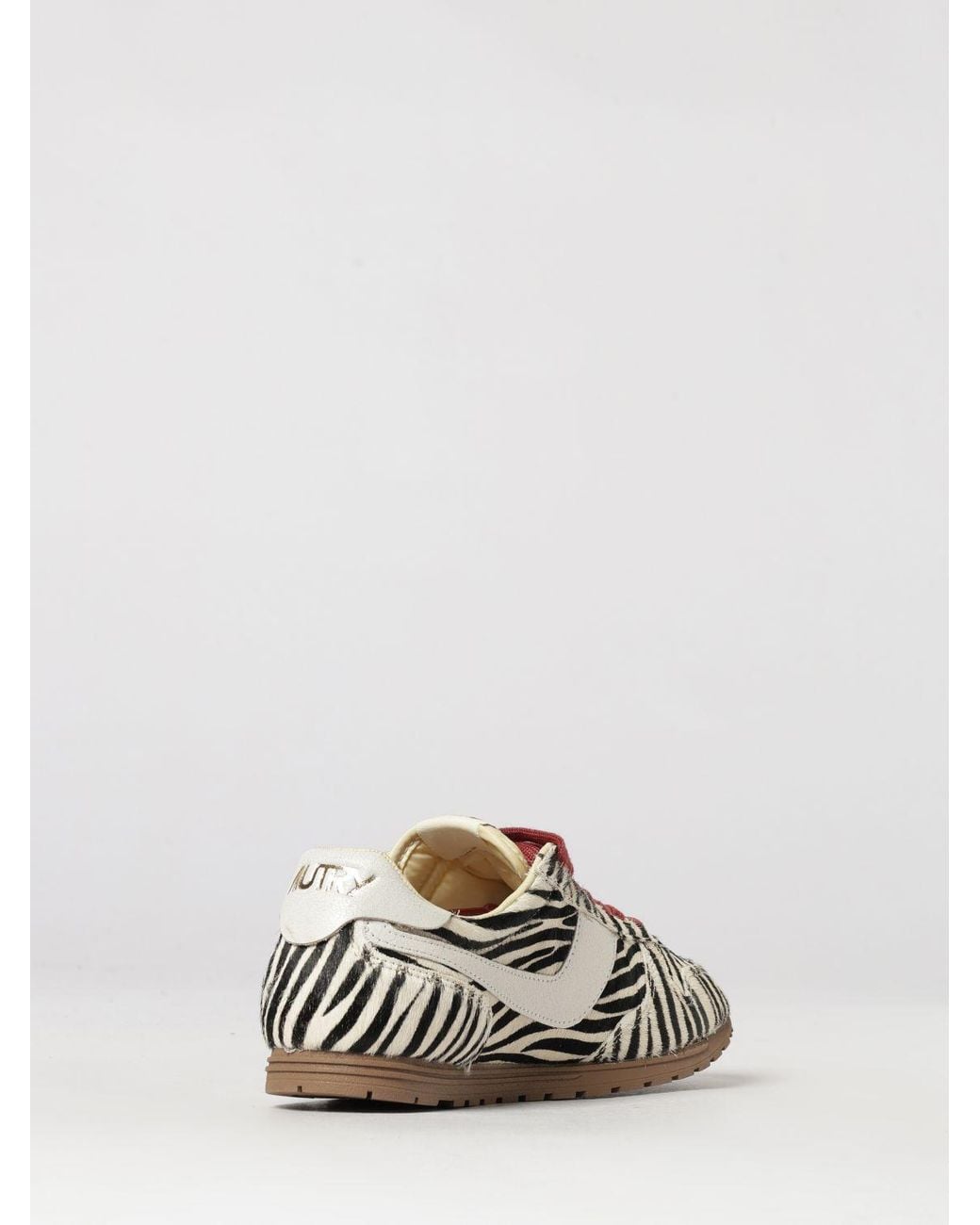 Autry White Windspin Low-Top Sneakers