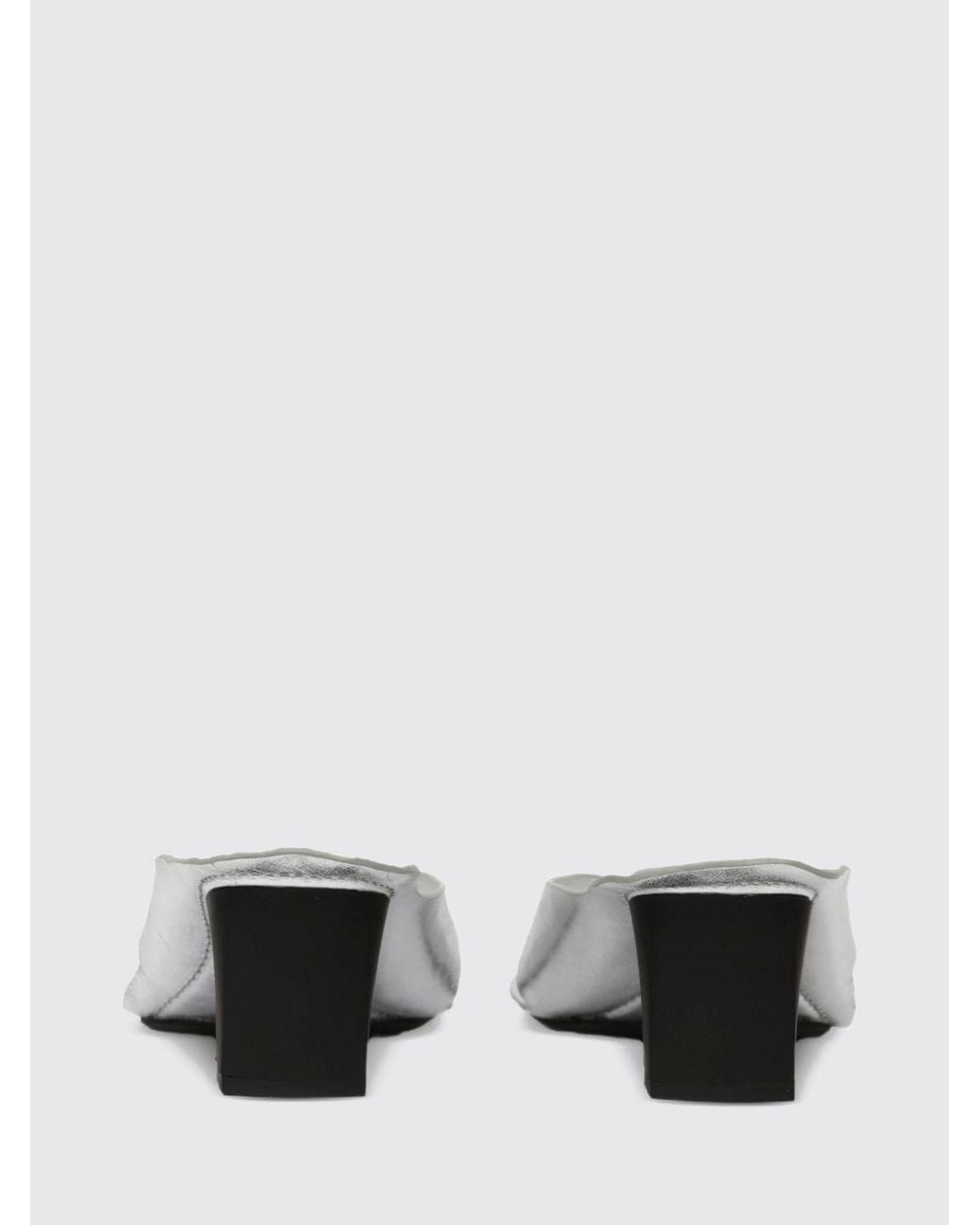 MM6 by Maison Margiela White Heeled Sandal