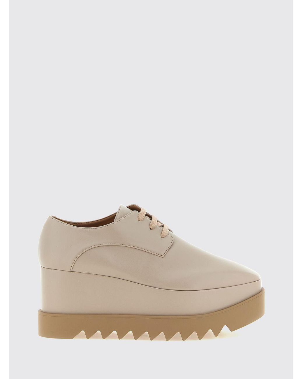 Stella McCartney Natural Elyse Platform Lace-Ups