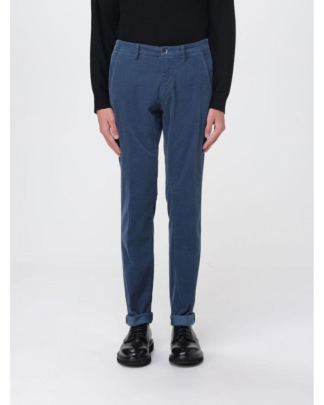Mason's Blue Trousers for men